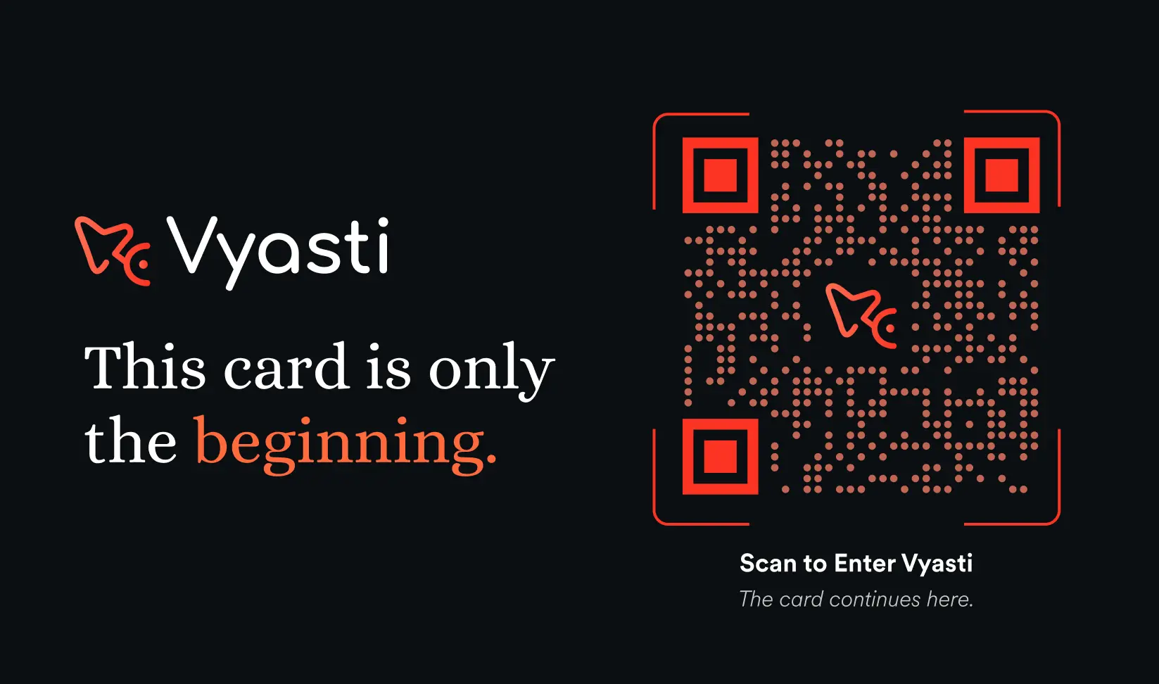 Vyasti visiting card